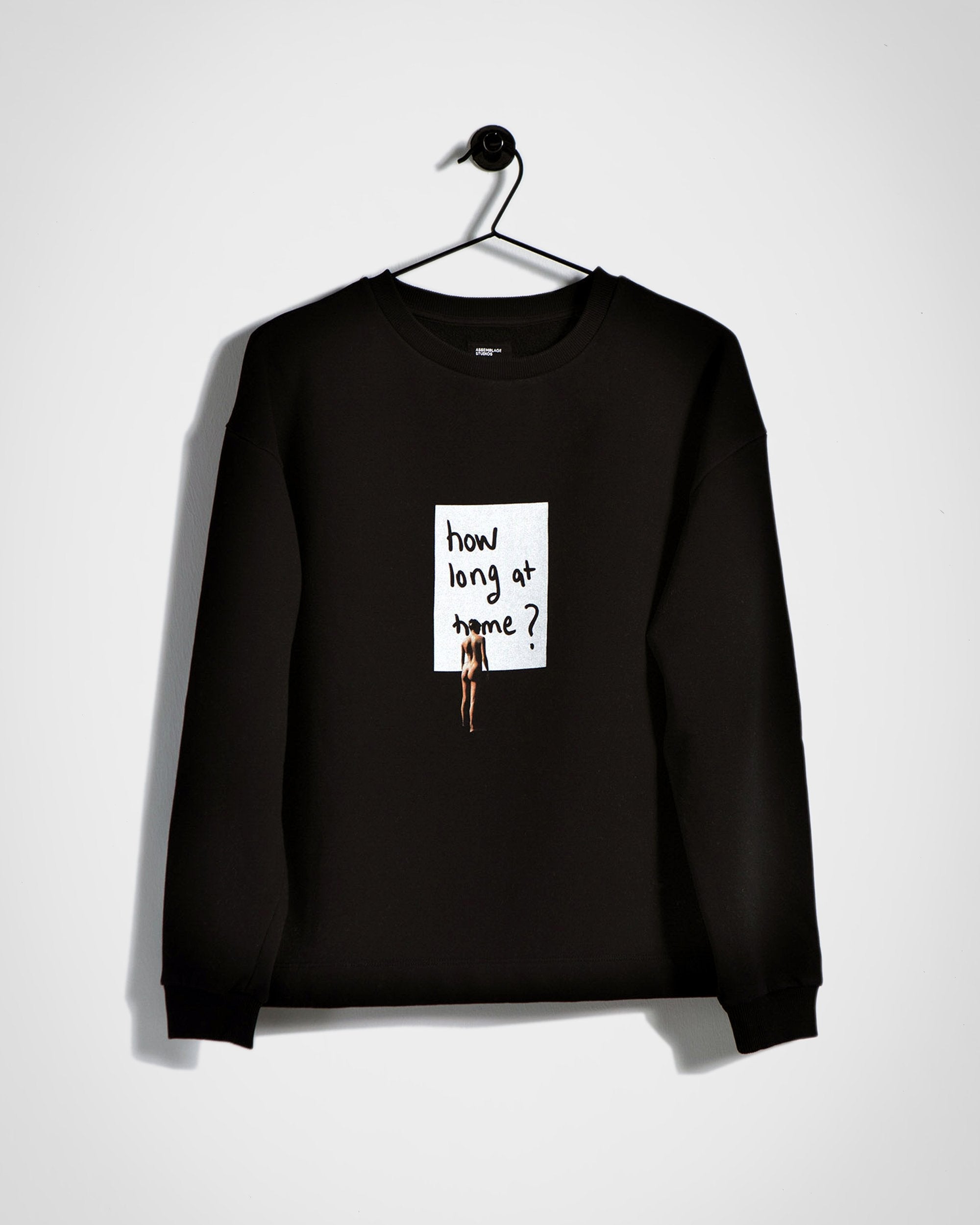 How long at home Sweatshirt / Terry