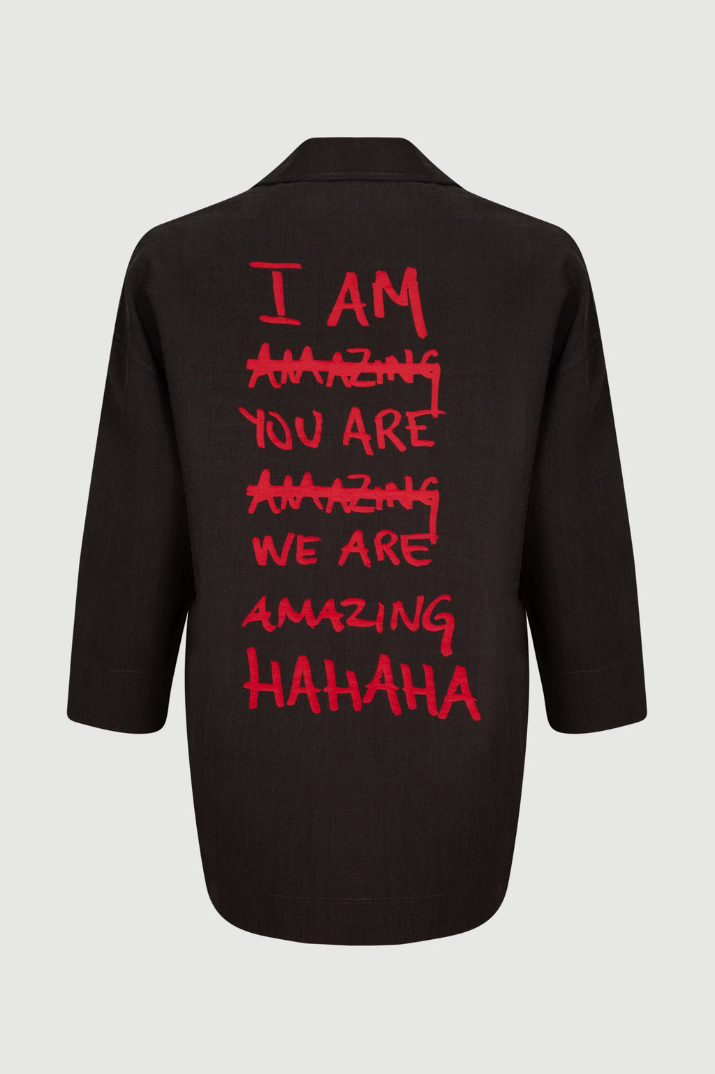 I am Amazing Shirt / Jacket / Unisex / Acid Gray