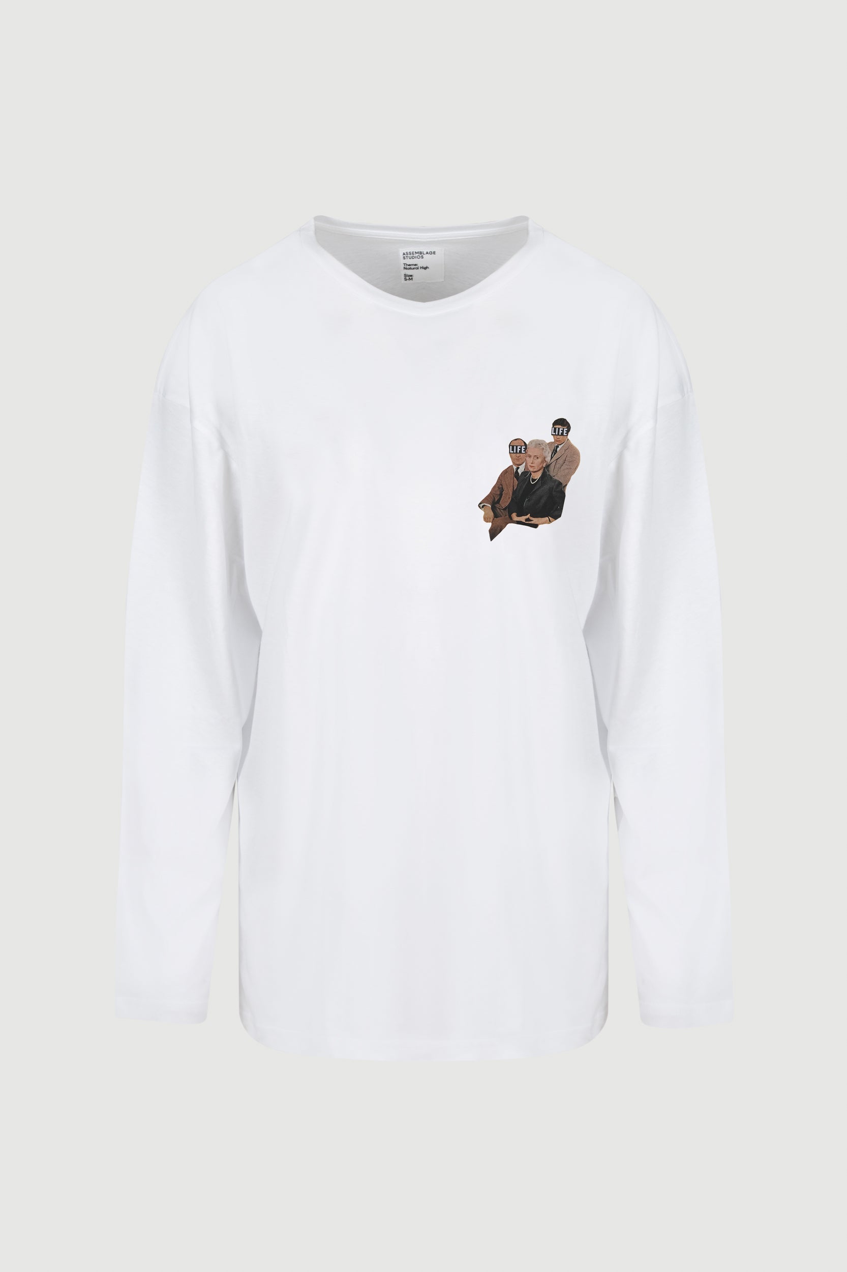 Family Portrait Long Sleeve Tee - front print