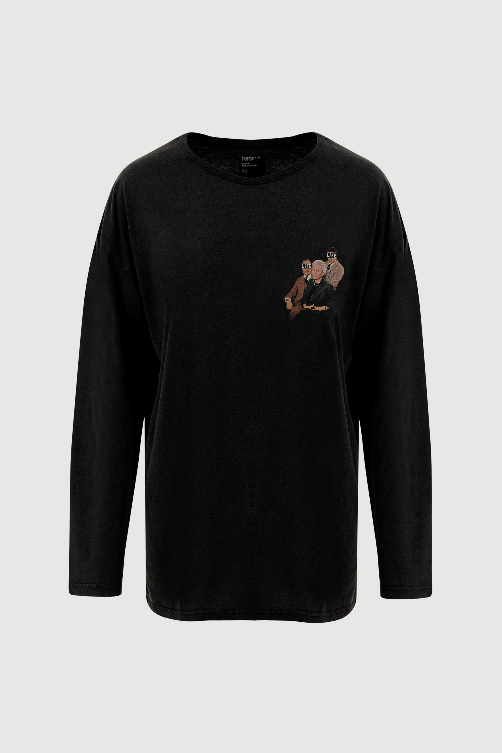 Family Portrait Long Sleeve Tee - front print