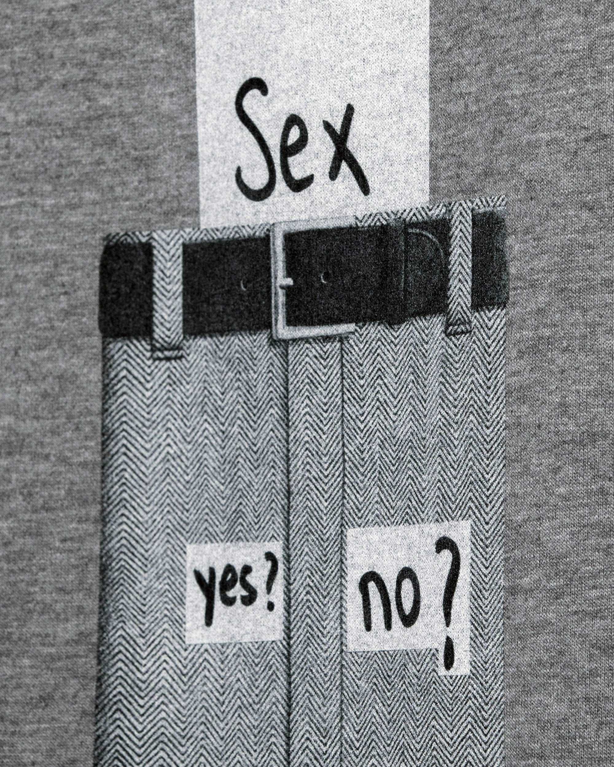 Sex Yes No Sweatshirt / Terry