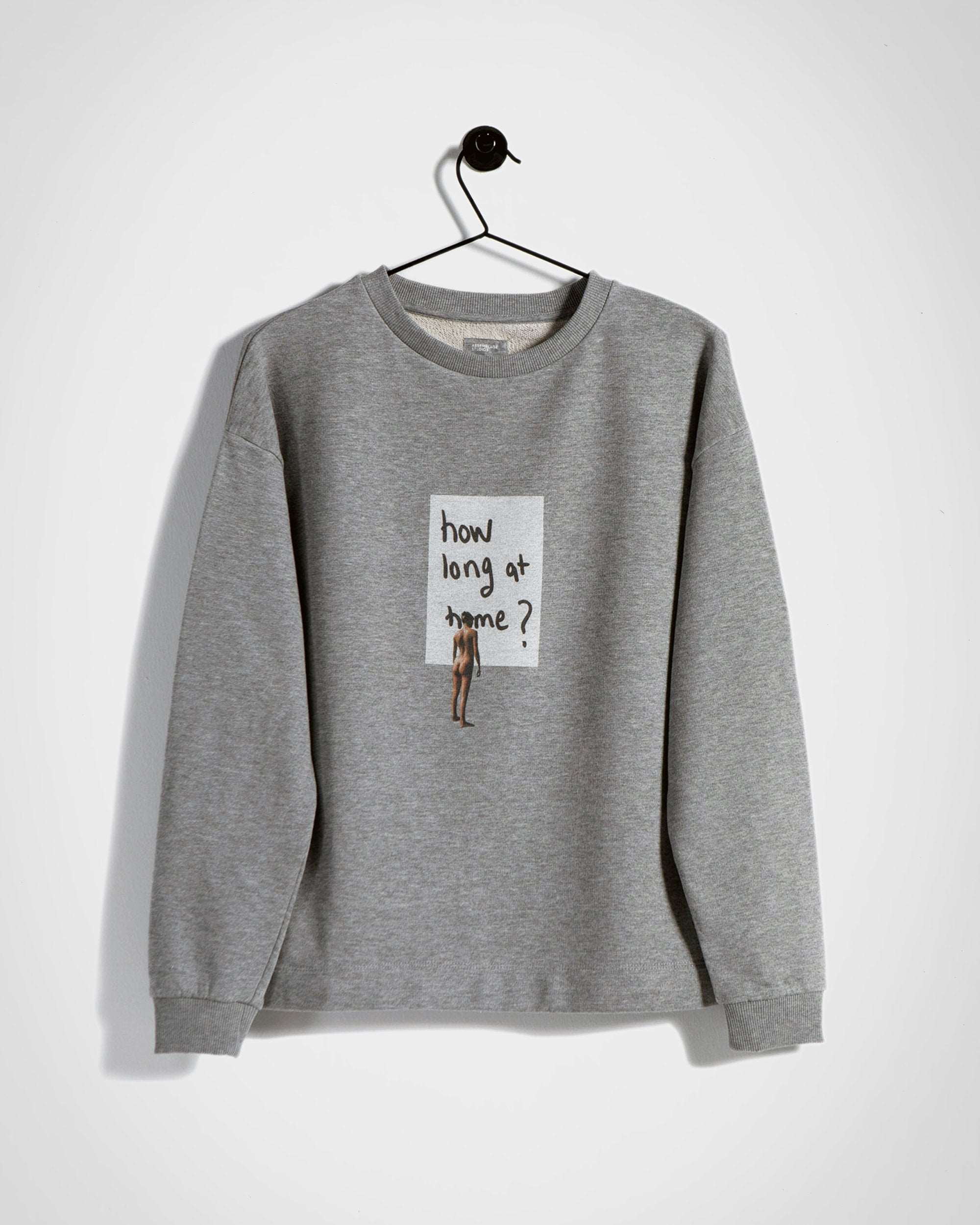 How long at home Sweatshirt / Terry