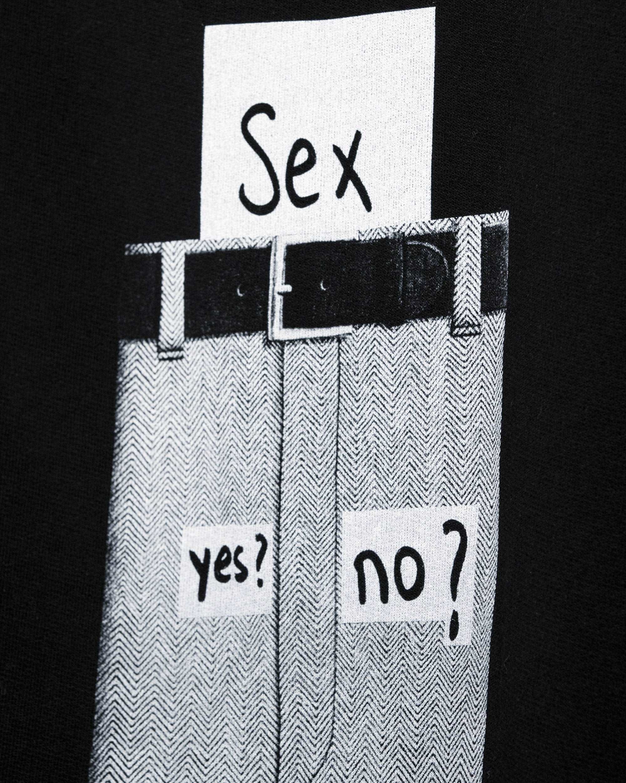 Sex Yes No Sweatshirt / Terry