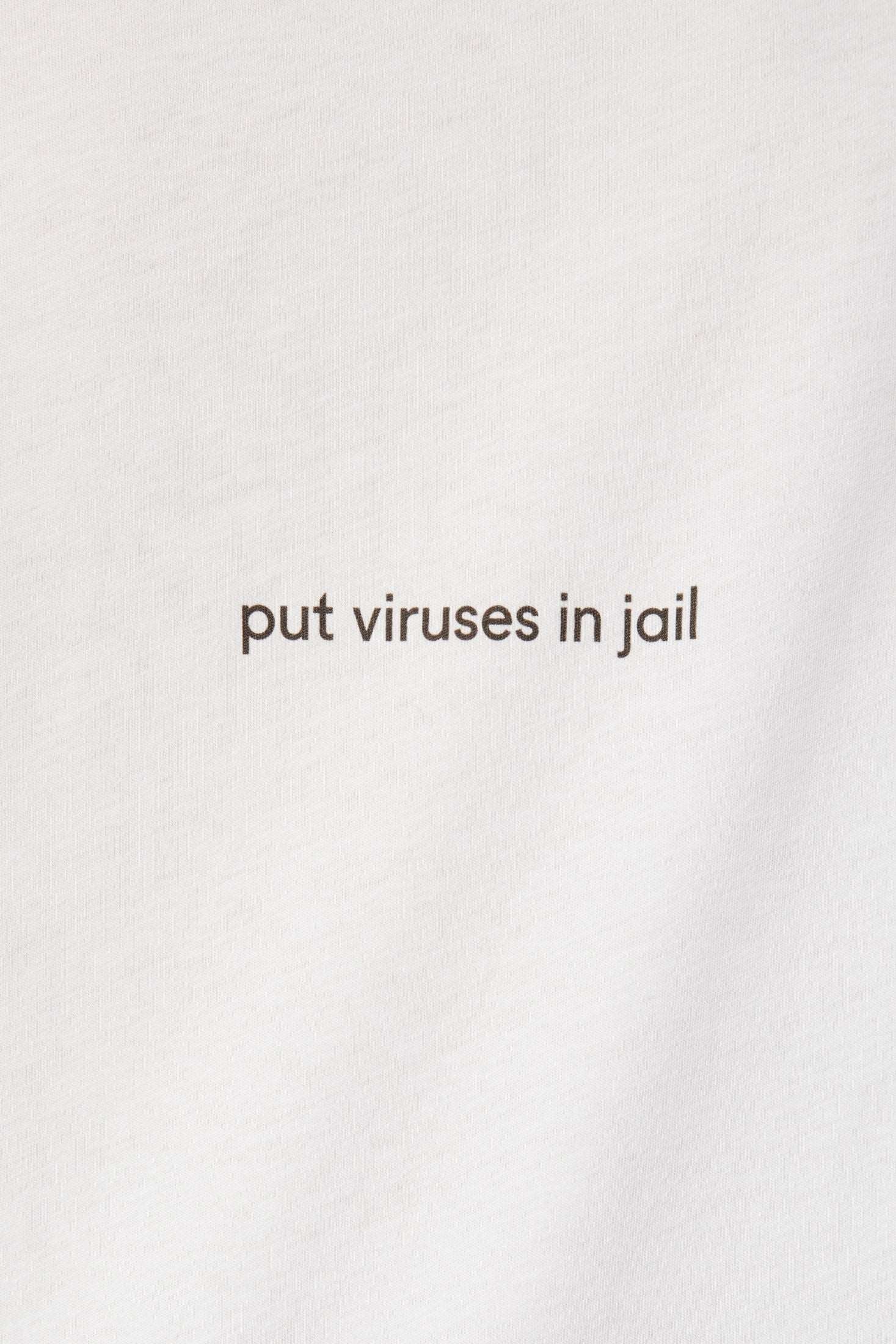 Put Viruses in Jail Long-Sleeve Tee