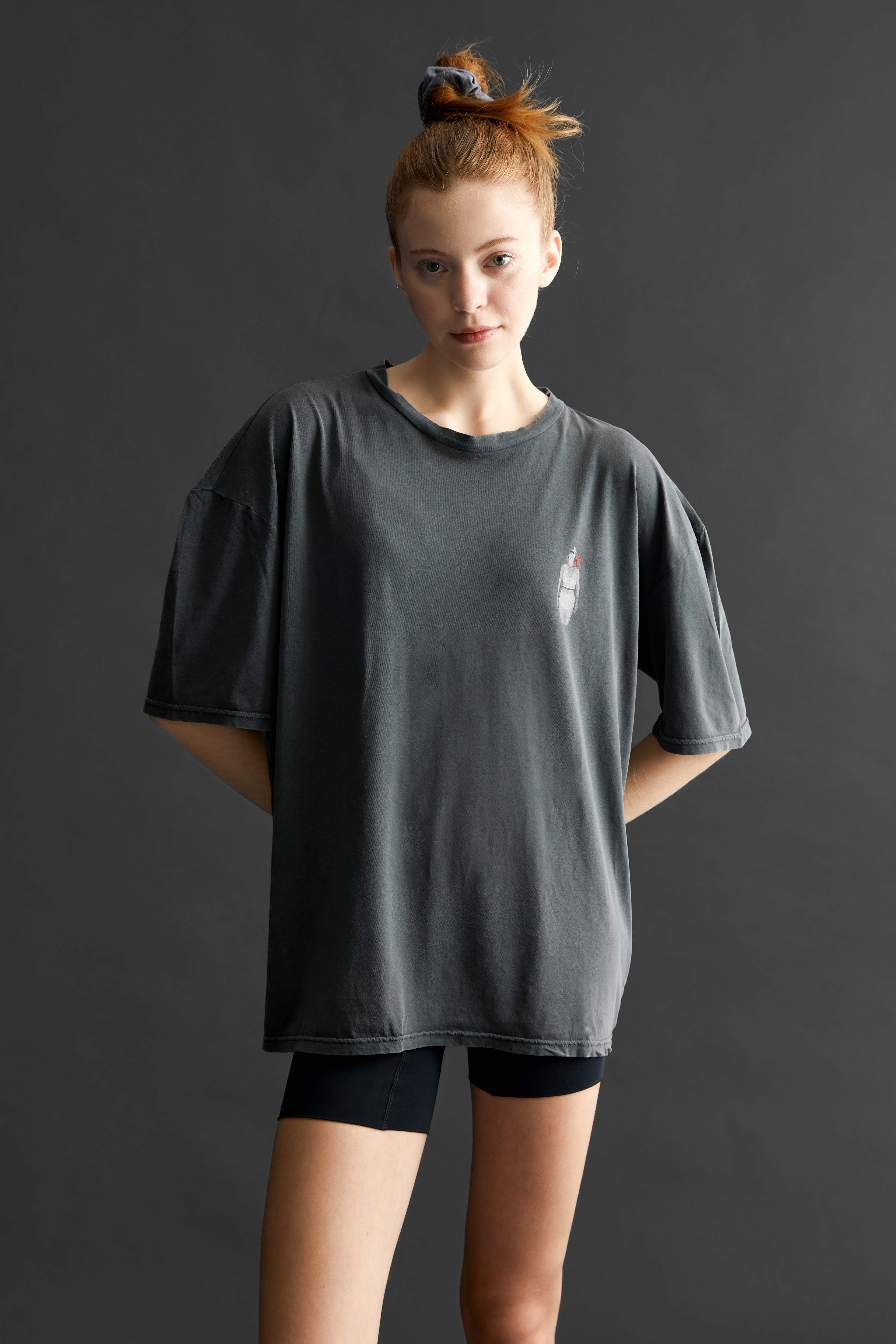 Woman With Bra T-shirt - front print