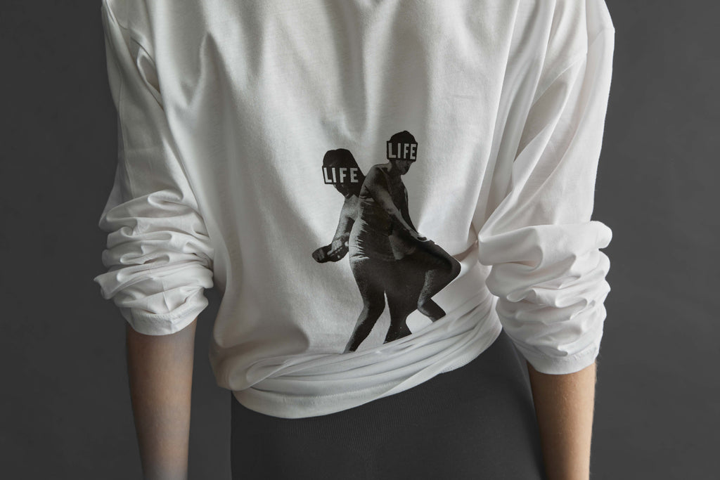Skating Long Sleeve Tee - back print