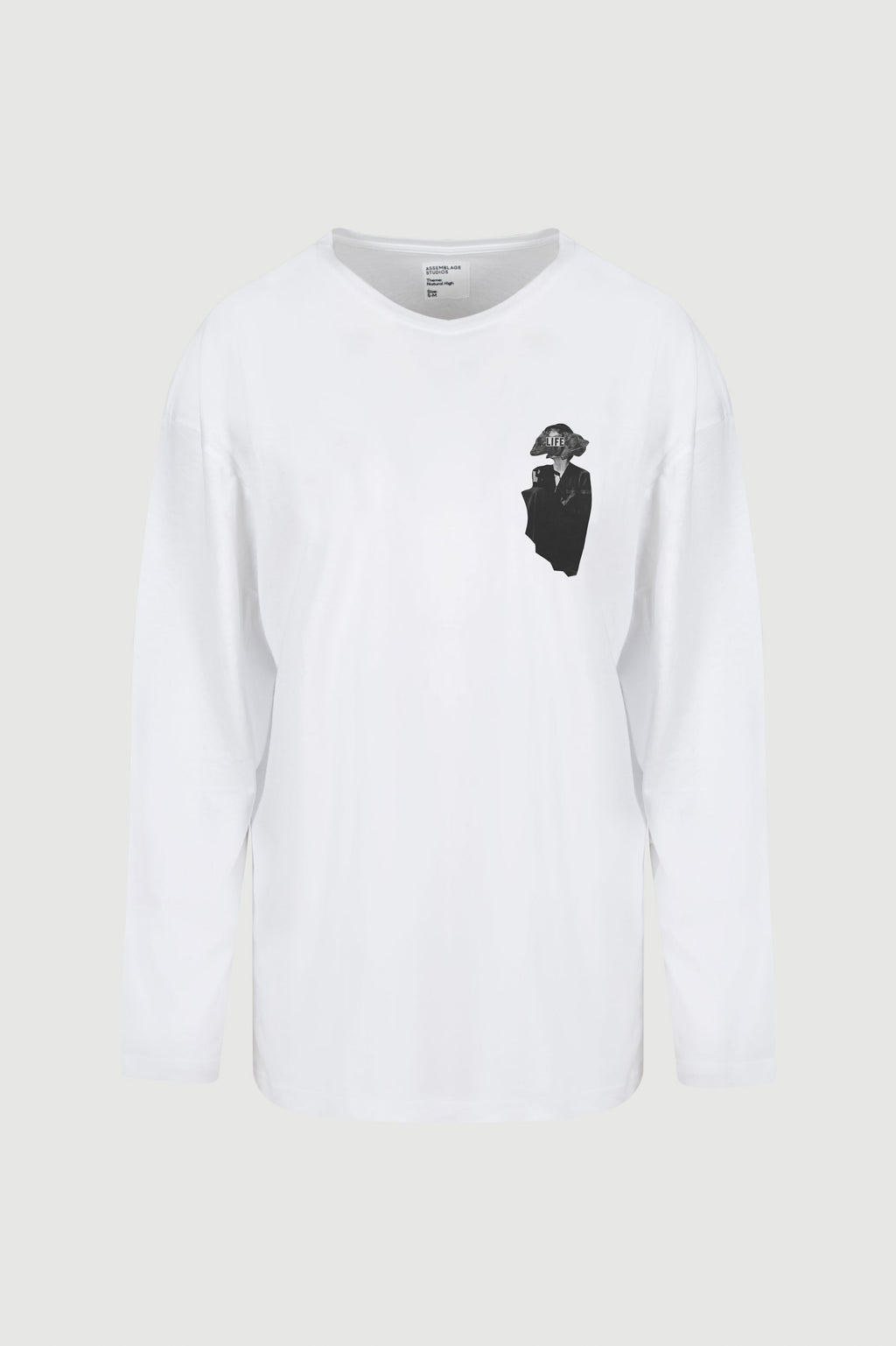 Animal Head Long Sleeve Tee - front print