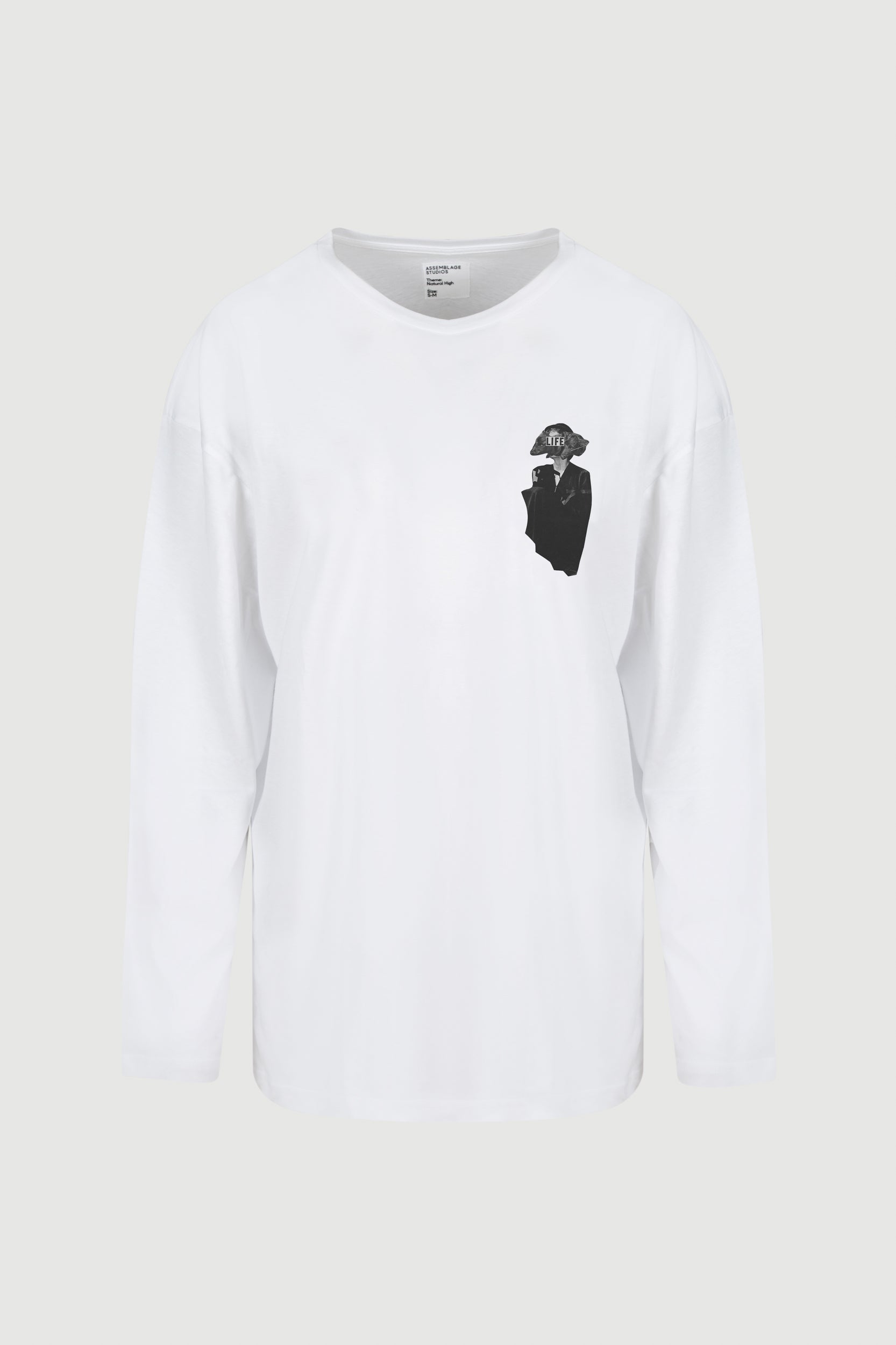 Animal Head Long Sleeve Tee - front print