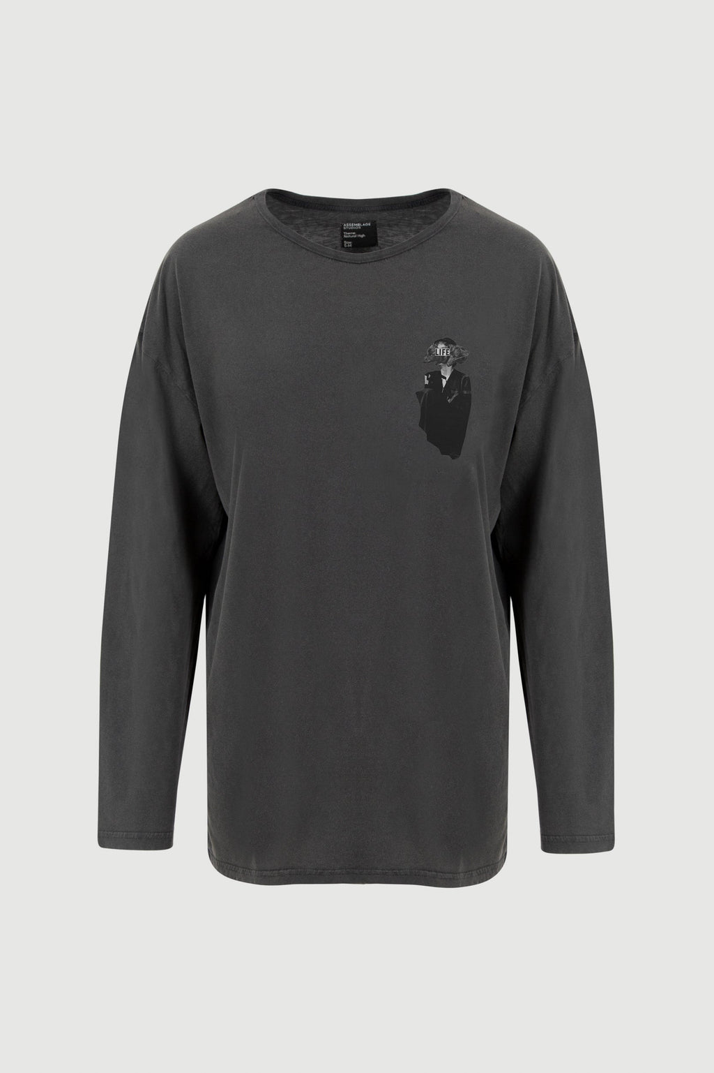 Animal Head Long Sleeve Tee - front print