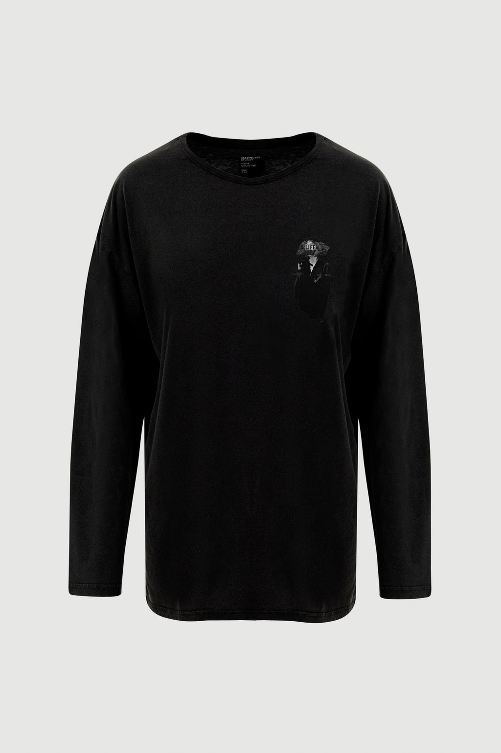 Animal Head Long Sleeve Tee - front print