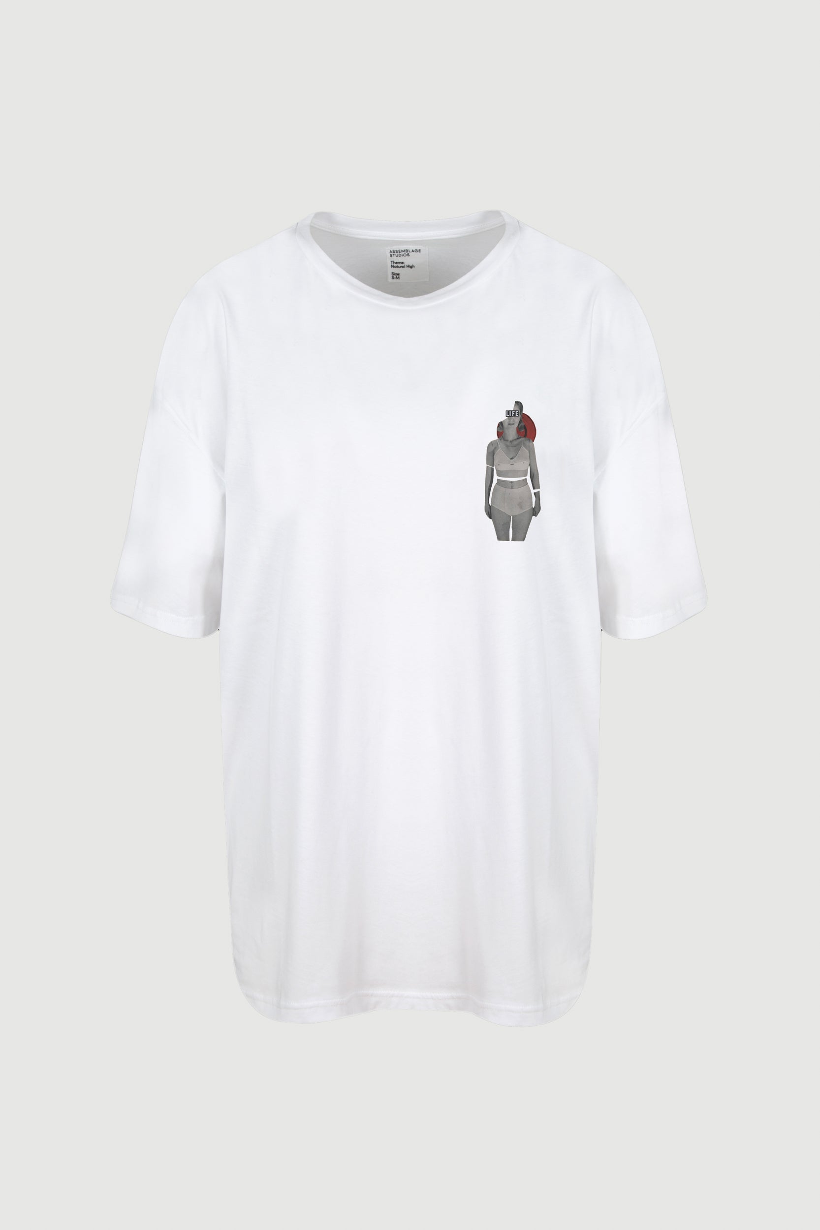 Woman With Bra T-shirt - front print