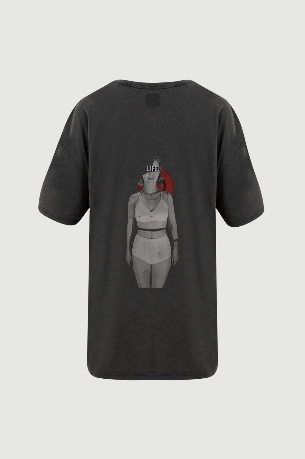 Woman with Bra T-shirt -back print