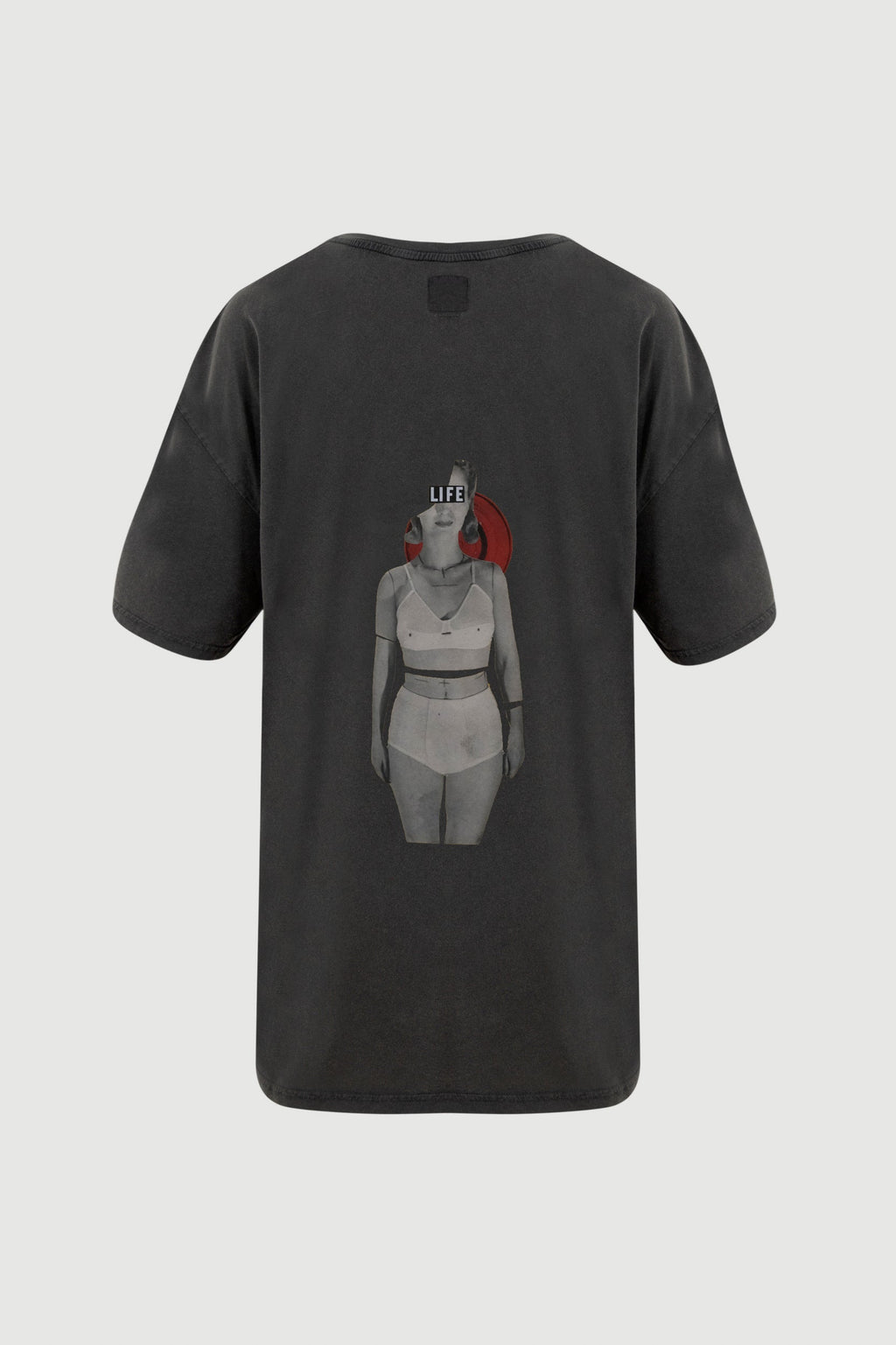 Woman with Bra T-shirt -back print