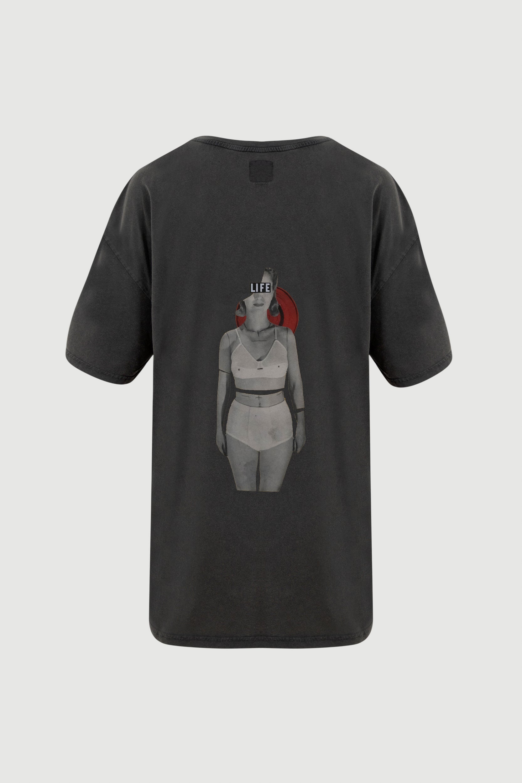 Woman with Bra T-shirt -back print
