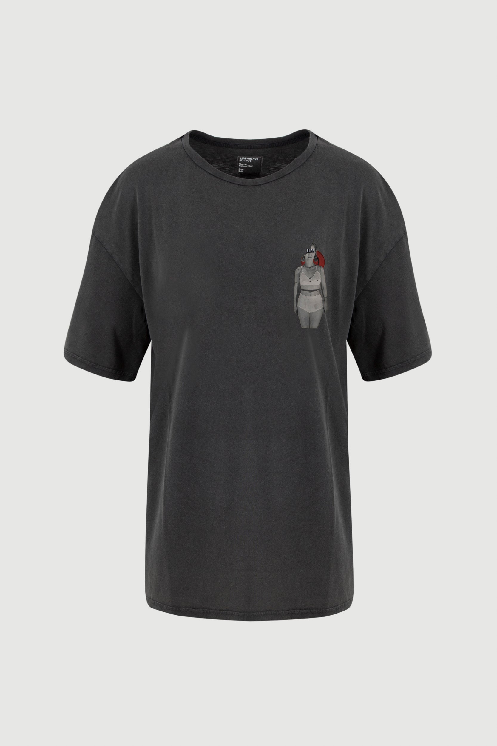 Woman With Bra T-shirt - front print