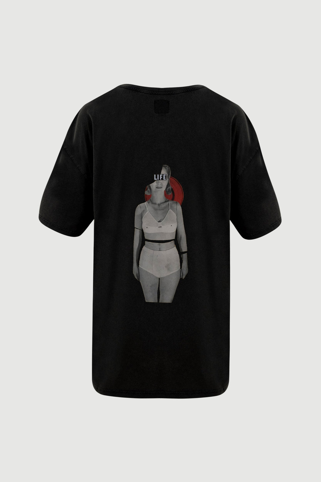 Woman with Bra T-shirt -back print