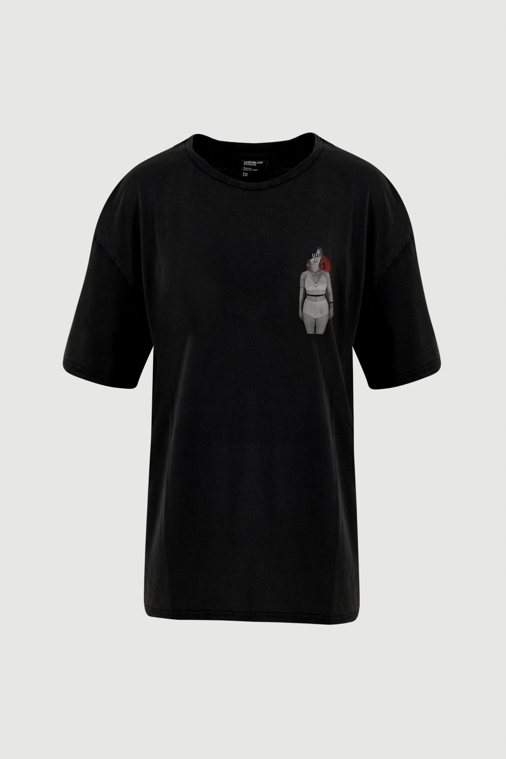 Woman With Bra T-shirt - front print