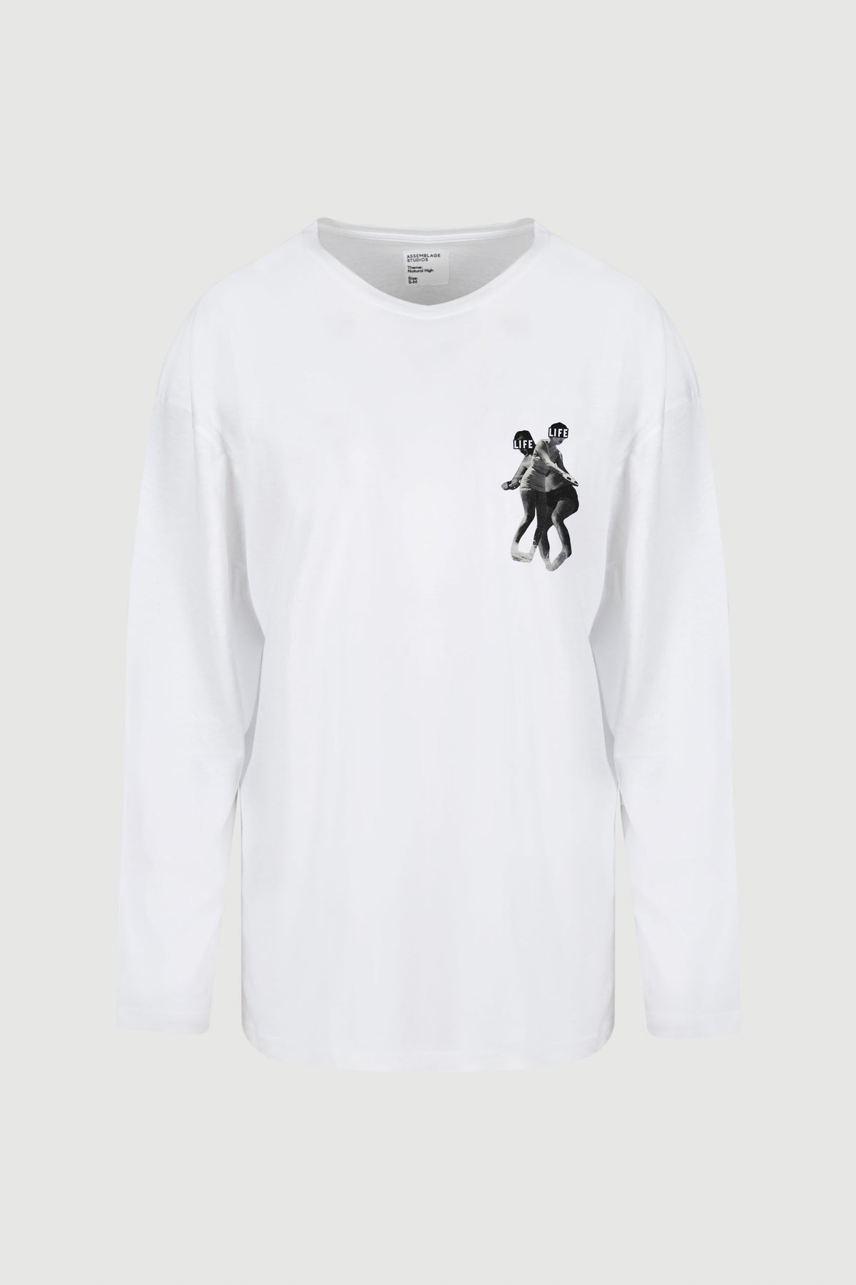 Skating Long Sleeve Tee - front print