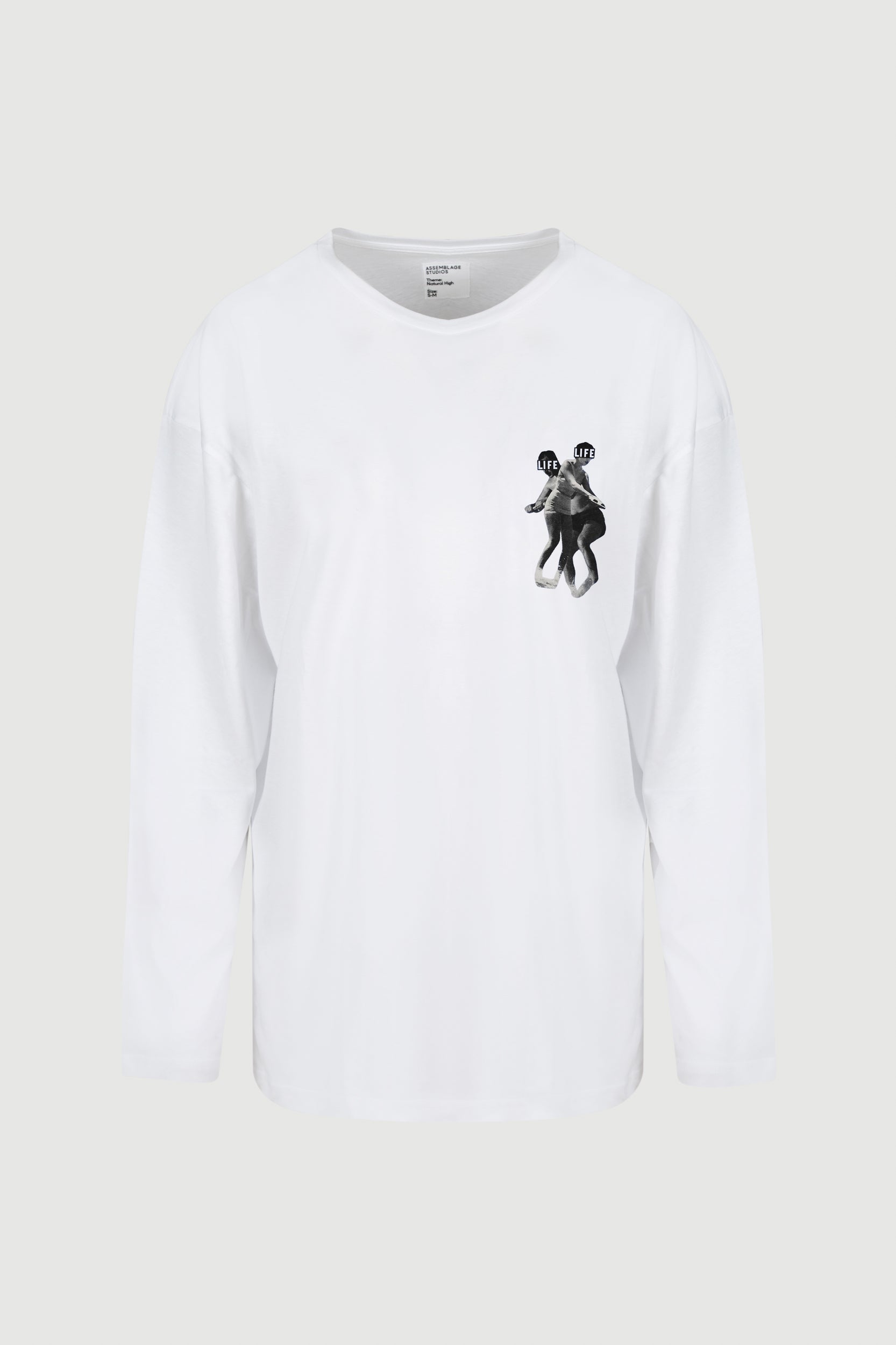 Skating Long Sleeve Tee - front print