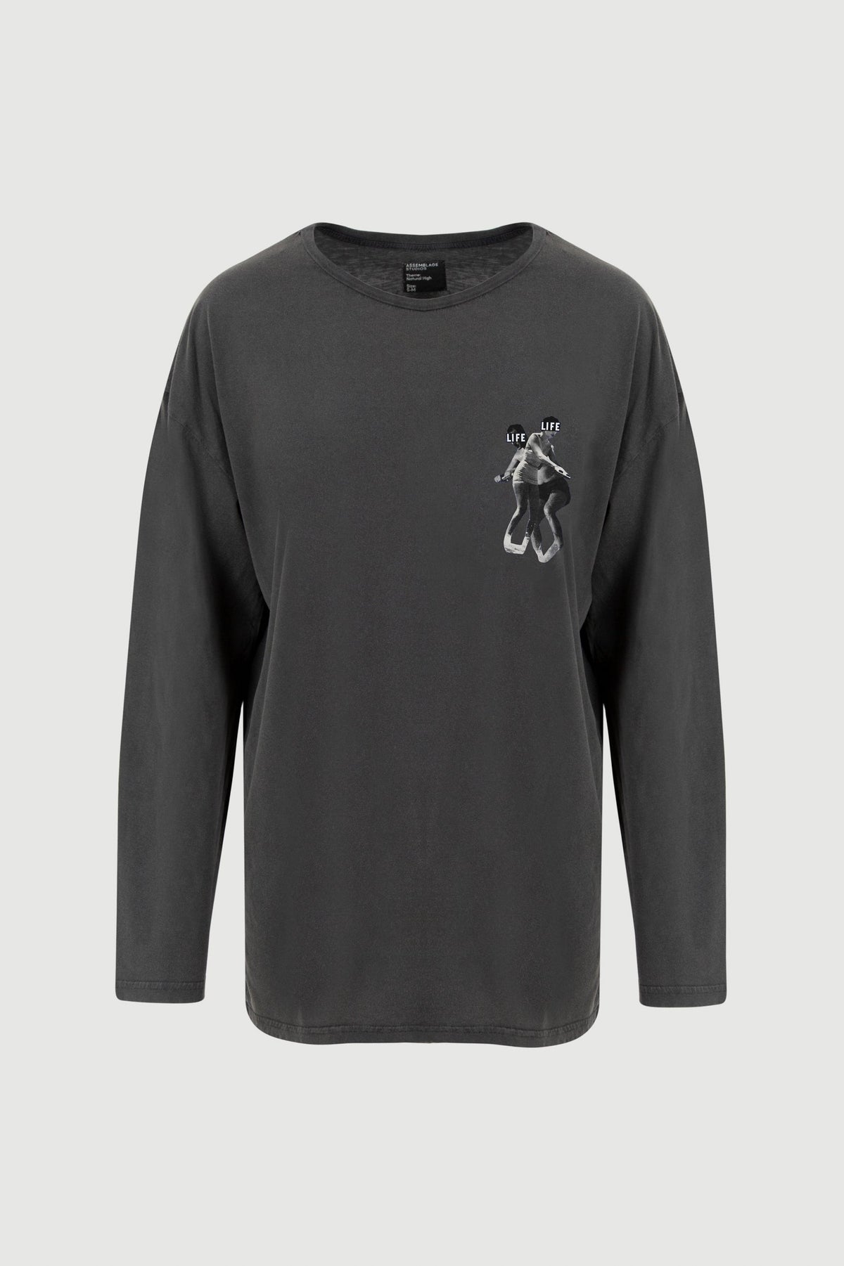 Skating Long Sleeve Tee - front print