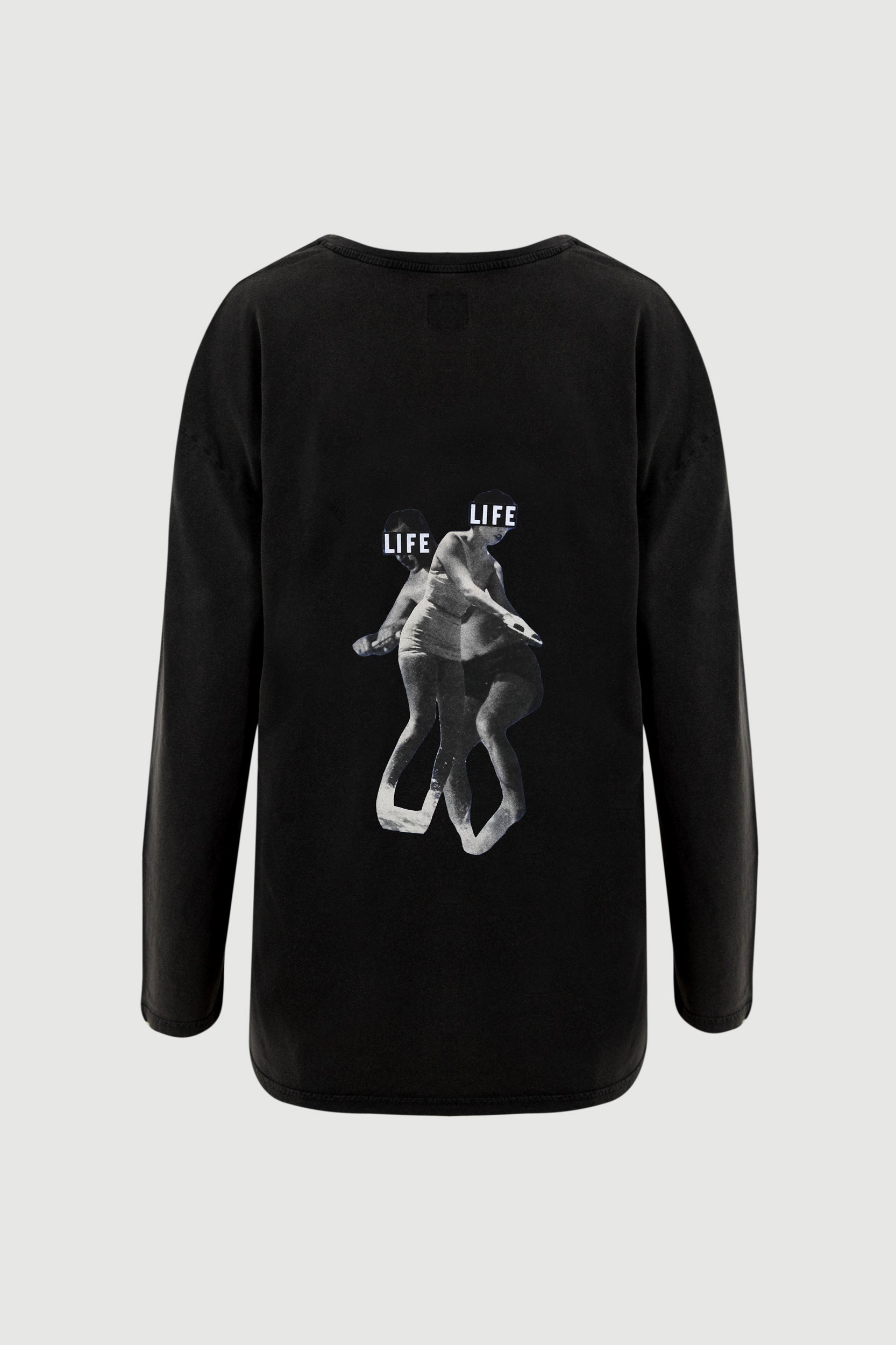 Skating Long Sleeve Tee - back print