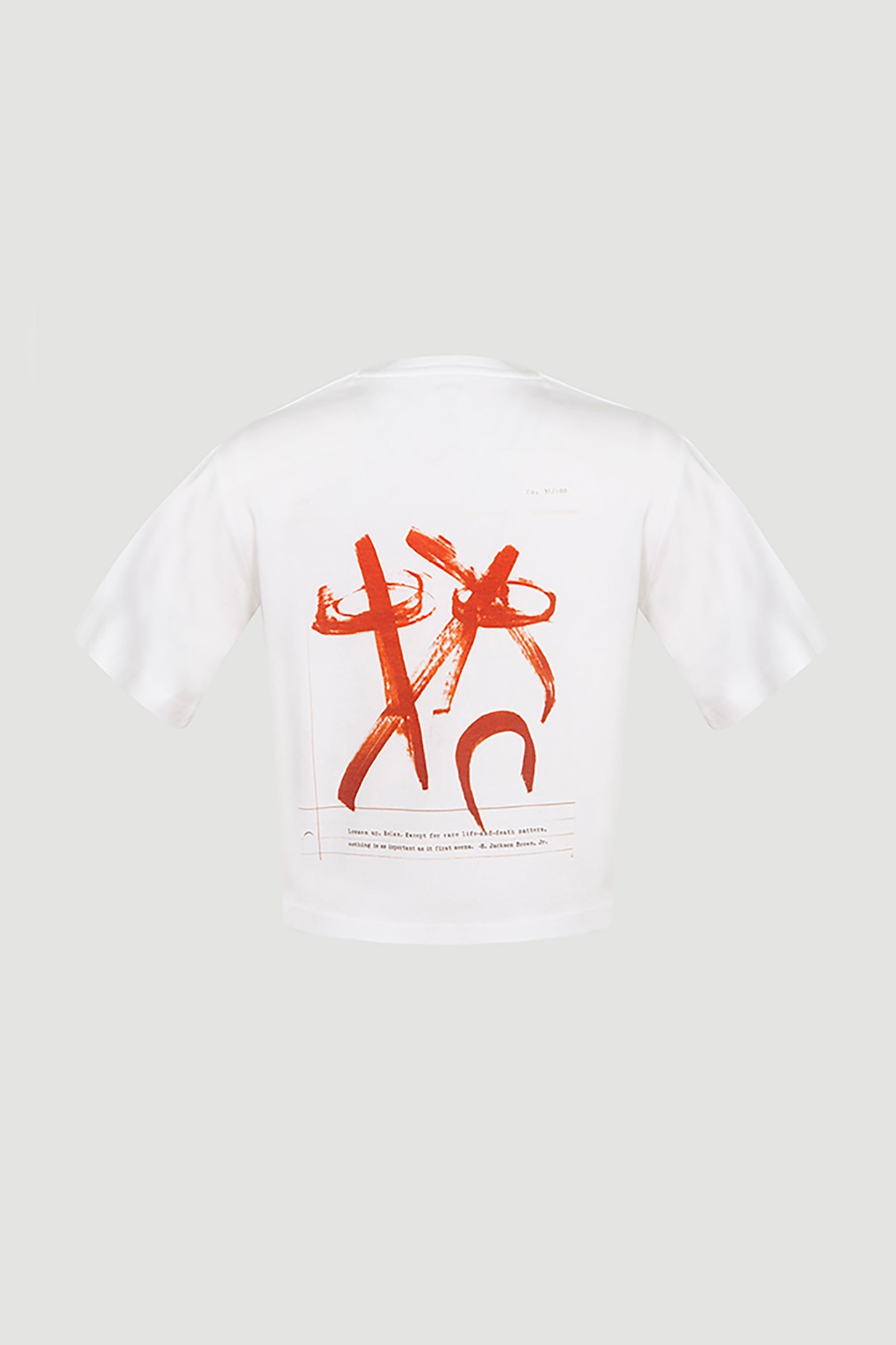Loosen up / Crop T-shirt / Women