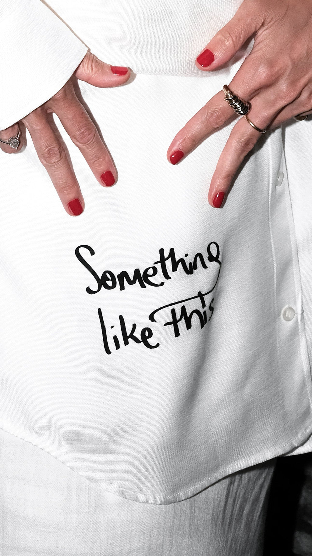 Something Like This Shirt / Unisex / Off-White