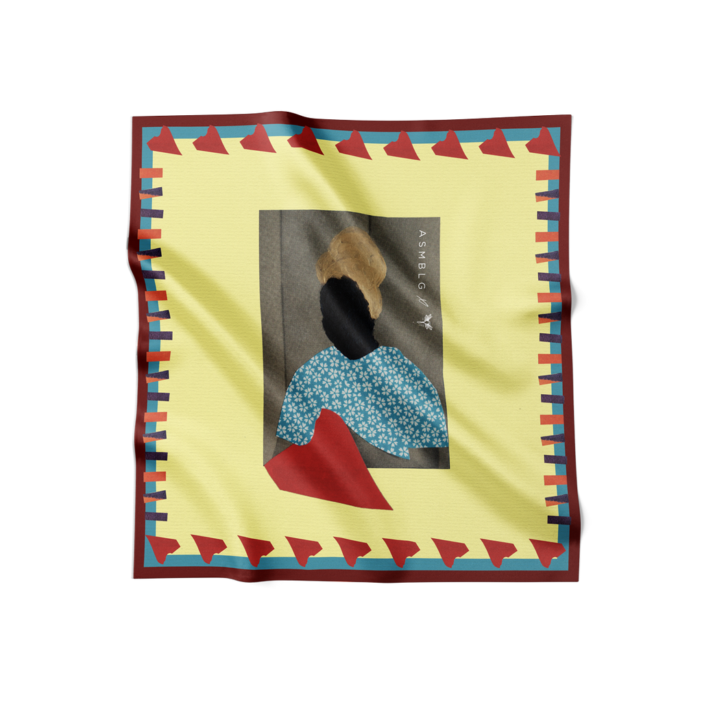 Scarf-Self in mirror