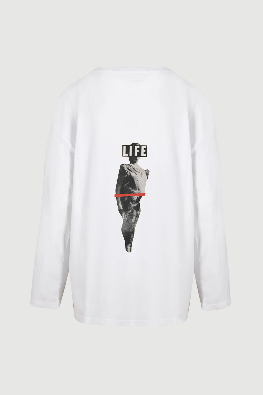 Statue Long Sleeve Tee - back print