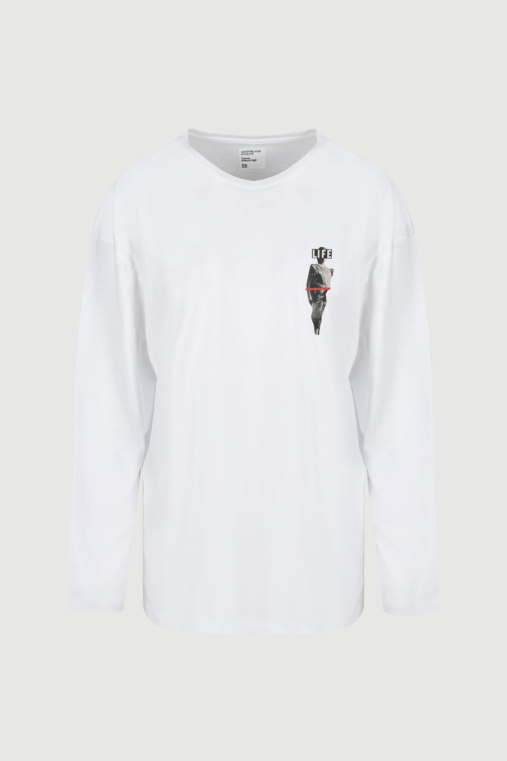 Statue Long Sleeve Tee - front print