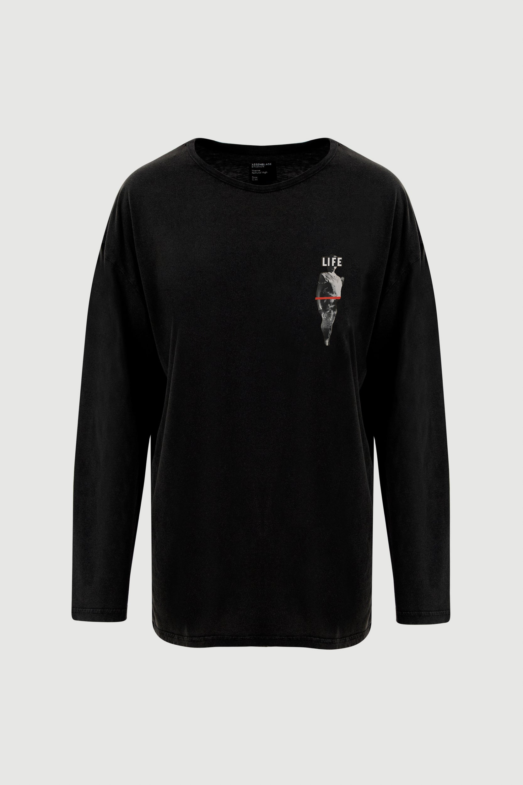 Statue Long Sleeve Tee - front print