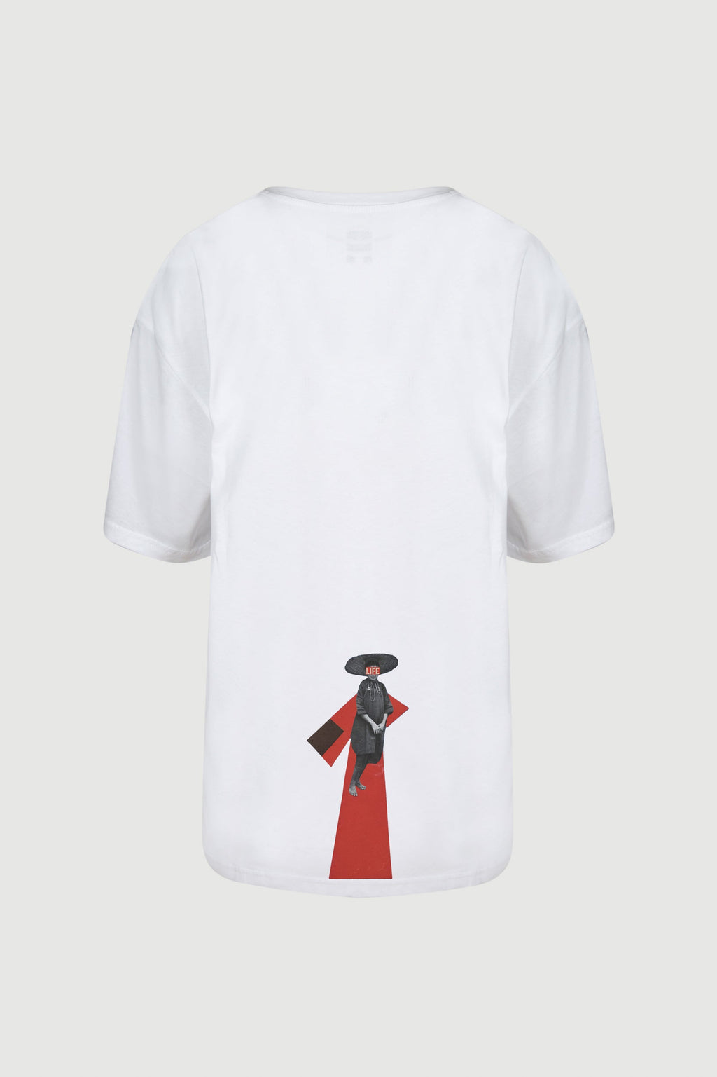 Hat Life Red T-shirt - back print