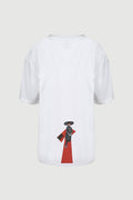 Hat Life Red T-shirt - back print
