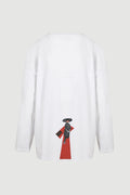 Hat Life Red Long Sleeve Tee - back print